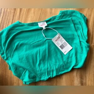 NWT Seed Heritage 💚 Kids Teal Bubble Shirt